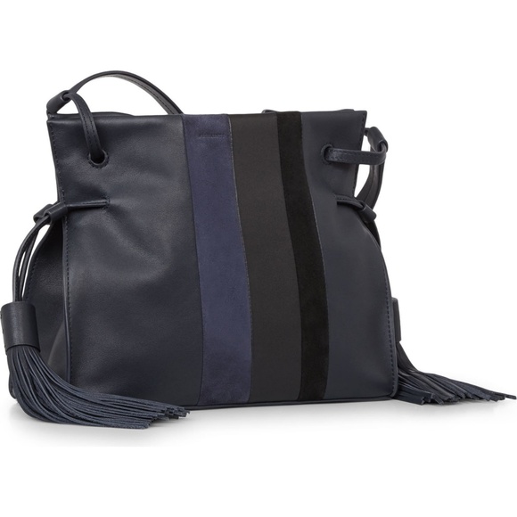 ✔All Saints Casey Leather Crossbody Shoulder Bag - Picture 2 of 8